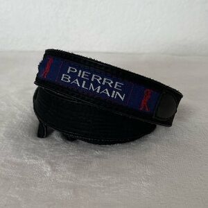 Vintage Pierre Balmain leather belt